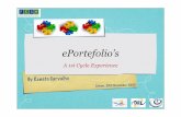 ePortefolio’ssites.fcsh.unl.pt/.../tefl/TEFL1/papers/ePortfolios_Renato_Carvalho.pdf · Educational Research, Barrett, H. (2006) "Using Electronic Portfolios for Formative/Classroom-based