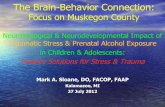 The Brain-Behavior Connection - Western Michigan University · The Brain-Behavior Connection: Focus on Muskegon County Neurobiological & Neurodevelopmental Impact of ... is central