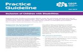 Practice Guideline - college-ece.ca€¦ · College of Early Childhood Educators | Practice Guideline: Inclusion of Children with Disabilities | May 2019 7 Medical and social models