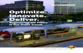 Optimize. Innovate. Deliver.€¦ · Parsons’ BRT Experience Parsons is a trusted advisor and provider of innovative transit systems across the globe, including express bus systems