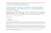 Country Overviews and Case Studies of Mexico, Colombia ... › ... · Country Overviews and Case Studies of Mexico, Colombia, and Cuba Briefing prepared for the Bishop of Truro’s