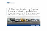 CO2 emissions heavy duty vehicles - ACEA€¦ · ACEA Paper: CO2 emissions from heavy‐duty vehicles – Preliminary CO2 baseline (Q3‐Q4 2019) 8 facing into perspective – see