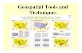 Geospatial Tools and Techniques€¦ · Spatial and Attribute Data that Leads to Information • Spatial data (where) – specifies location – stored in a shape file, geodatabase