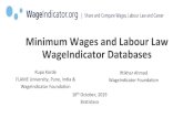 Minimum Wages and Labour Law WageIndicator Databases · WageIndicator and Minimum Wages • Since 2000 • in 2000: start a WageIndicator website with job-related content in NLD •