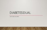 Diabetes dual - academia.cat€¦ · IMC final (Kg/m2) 24,5-32,3: Remisión HTA-DLP (%) 70-100: Requerimientos insulina (UI/Kg/d) Pre: Post. 0,74-1,37: 0,4-0,7. HbA1c (%) Pre. Post.