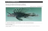 Devil Firefish (Pterois miles - U.S. Fish and Wildlife Service · Pterois miles Ecological Risk Screening Summary U.S. Fish and Wildlife Service – Web Version – 7/28/2014 6 “Feeding