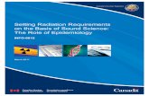 Setting Radiation Requirements on the Basis of Sound Science: …ecolo.org/documents/documents_in_english/Health-radiation-effects … · Finally, this document discusses how CNSC