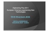 Digitraining Plus 2011 European Cinemas experiencing New ... · 0 NABUCCO di Giuseppe Verdi Dal Teatro Antico di Taormina 9 agosto 2011 In esclusiva FAUST di Charles Gounod Dal Teatro
