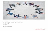 Corporate Profile 2019 - Fuji Xerox · 2019-11-21 · Corporate Profile 2019. ... 売上高および営業利益を掲載しております。なお、2017年度の営業利益は、構造改革費用等一時費用（700億円）が計上されて