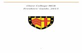 Clare College MCR Freshers’ Guide, 2015mcr.clare.cam.ac.uk/.../2015/09/FreshersGuide2015-16.pdf · 2015-09-18 · Clare College MCR Freshers’ Guide, 2015. 2 What’s Inside? Congratulations