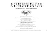 The AmericAn AssociATion of Endocrine Surgeons · The American Association of Endocrine Surgeons 32nd Annual Meeting 1 A M E R I C A N S A S S O C I A T I O N O F E N D O R I N E