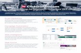 Marketing for Microsoft Dynamics 365 - akquinet AG · your landing page activity in CRM. Social Marketing With ClickDimensions, you can post to Facebook, Twitter, LinkedIn and Google+