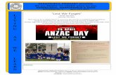 Lest We Forget L ANZAC Day 2020 I Saturday 25th April. V I ...€¦ · Term 1: 30th January to 27th March Term 2: 14th April to 26th June Term 3: 13th July to 18th September Term