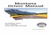 Montana Driver Manual - Montana Department of Justice › wp-content › uploads › mt-drivers-manual.pdf · In addition to a chapter on driving rules, the Montana Driver Manual