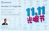 November 11th Singles Day - KraneShareskraneshares.com › resources › 2014_11_11_singles_day.pdf · Singles Day Leverages Alibaba’s Vast Third Party Logistics Network China Smart
