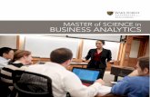MASTER of SCIENCE in BUSINESS ANALYTICS › sites › 16 › 2016 › 11 › Wake... · 2018-03-27 · MASTER of SCIENCE in BUSINESS ANALYTICS CLASS of 2017 PROFILE CLASS SIZE 39