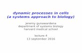dynamic processes in cells (a systems approach to biology)vcp.med.harvard.edu › papers › SB200-16-04.pdf · 2017-04-03 · dynamic processes in cells (a systems approach to biology)