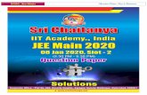 2020 Jee-Main Q P K S...2020/03/17  · 7. A simple pendulum is being used to determine the value of gravitational acceleration g at a certain place. The length of the pendulum is