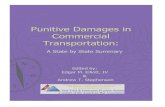 Punitive Damages in Commercial Transportation...trucking company based on its vicarious liability for the conduct of the employee truck driver to those circumstances where the trucking