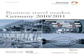 Business travel market Germany 2010/2011 · Business travel / MICE travel to Germany Business travel to Germany picked up significantly in 2010 All trips from Europe to Germany in