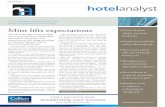 Volume 8 Issue 6 hotelanalyst · As far as business travel is concerned, December’s American Express business travel barometer provided some grounds for optimism. The survey found