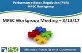 MPSC Workgroup Meeting 3/13/17 - Michigan · 2017-06-19 · MPSC Workgroup Meeting ... •Scott Madden Management Consultants –February 2014 ... • Advanced Energy Economy –2016