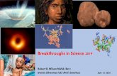 Breakthroughs in Science 2019 - olliuci.files.wordpress.com · 6/12/2019  · •After a giant asteroid hit Earth 65 million years ago, releasing the energy 1012x Hiroshima A-bomb.