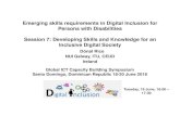 NUI Galway, ITU, CEUD Ireland Global ICT Capacity Building … › en › ITU-D › Capacity-Building › Documents... · 2018-06-20 · Emerging skills requirements in Digital Inclusion