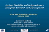 Ageing, Disability and Independence - European Research and …helal/pre-icadi/pdf/Fagerberg.pdf · aims to help older people with functional limitations to cope better with their