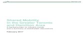 Shared Mobility in the Greater Toronto and Hamilton Area Mobility... · Greater Toronto and Hamilton Area (GTHA) and beyond. The evolution in urban transport from horse and buggy