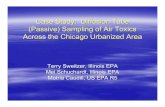 Case Study: Diffusion Tube (Passive) Sampling of Air Toxics … · 2015-08-28 · Case Study: Diffusion Tube (Passive) Sampling of Air Toxics Across the Chicago Urbanized Area Terry