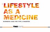 BUSINESS CASE FOR TYPE 2 DIABETES - TNO...THE BUSINESS CASE FOR LIFESTYLE AS A MEDICINE Goal: To clarify the pros and cons of ‘Lifestyle as a Medicine’ as a means of reversing
