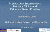 Psychosocial Intervention: Memory Clinics and Evidence Based …dementia.ie/images/uploads/site-images/monizcook.pdf · 2013-03-13 · PSI for people with dementia Active involvement