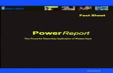 PowerReport pg 1 - Kollect · Report Export wizard: Using the export wizard, reports can be quickly exported to PDF, Excel, HTML, CSV and XML formats. Export wizard is also able to