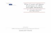 TheCost of Non- Europeinthe Single Market · In May 2013, the European Parliament's Committee on Internal Market and Consumer Policy (IMCO) requested a Cost of Non-Europe Report in