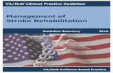 VA/DoD CLINICAL PRACTICE GUIDELINE FOR · Version 2.0 VA/DoD Clinical Practice Guideline for the Summary Guideline Management of Stroke Rehabilitation Table of Contents Page 4 TREATMENT
