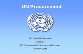 UN Procurement - aicep Portugal Global Major Items procured by the UN procurement system Goods Food