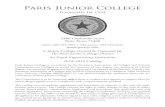 Paris Junior College › downloads › catalog › 2018-pjc...Paris Junior College offers Associate in Arts, Associate in Science, and Associate in Applied Science degrees, as well