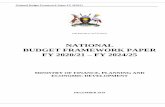 finance.go.ug Budget...National Budget Framework Paper FY 2020/21 i TABLE OF CONTENTS TABLE OF CONTENTS