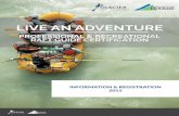 LIVE AN ADVENTURE - glacierraft.com · live an adventure professional & recreational raft guide certification information & registration 2015