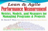 Lean & Agile Performance Measurementdavidfrico.com/rico15u.pdf · Lean & Agile Performance Measurement Metrics, Models, and Measures for Managing Programs & Projects Dr. ... Sys.