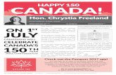 HAPPY 150 ANADA!cfreeland.liberal.ca › wp-content › uploads › sites › 1455 › 2017 › ... · 2017-11-06 · Passport 2017. Find local events and celebrations in University—