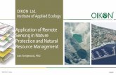 Application of Remote Sensing in Nature Protection …acsst.irb.hr/Oikon.pdfOIKON Ltd. Institute of Applied Ecology Application of Remote Sensing in Nature Protection and Natural Resource