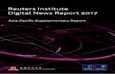 Reuters Institute Digital News Report 2017 · 2019-08-17 · the UK, and other markets, as well as the main Reuters Institute Digital News Report 2017, are available on the project