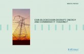 Can Blockchain disrupt Energy and Commodity Trading?€¦ · • Brokerage fees, Clearing fees adds to the cost of executing a transaction • High Collateral and capital requirements