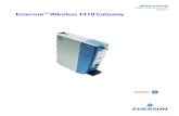 Manual: Emerson Smart Wireless Gateway 1410€¦ · 1 Reference Manual 00809-0200-4410, Rev BC Introduction July 2017 Introduction Section 1 Introduction The Emerson™ Wireless 1410