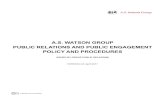 A.S. WATSON GROUP PUBLIC RELATIONS AND …...ASW PR & Public Engagement Policy & Procedures Version 4.6 Last Update : April 2017 Policy Owner : Malina Ngai Page 2 of 39 1. INTRODUCTION