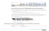 Overview of Cisco 3504 Wireless Controller€¦ · Feature Description 4Gbps WhilethemGigportsupports5-GbpsPHYrate,dataplane performanceislimitedto4Gbps Note Throughput NumberofAPssupported