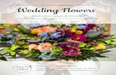 Wedding Flowers · care to maintain the style, theme and colouring of each arrangement, using flowers of equal or greater value. HIRED ITEMS All hired items become the responsibility