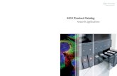 USA 2012 Product Catalog research applications · Research Applications 2012 Product Catalog research applications. Advanced product portfolio ... to deliver the most advanced research